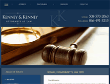 Tablet Screenshot of kenney-law.com